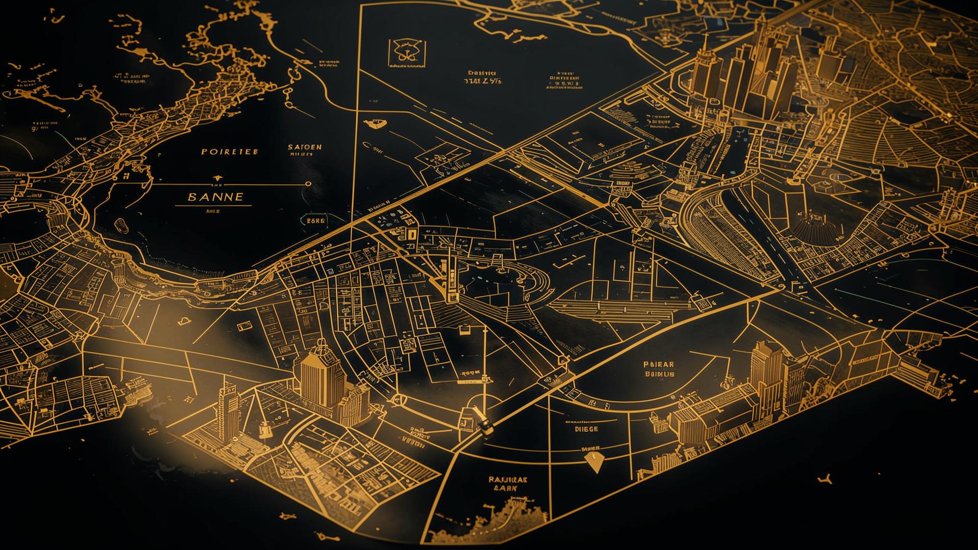 Carte localisant les bureaux de L'Écho des Titans