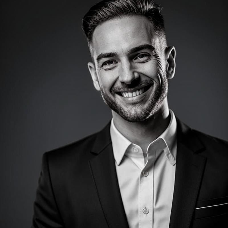 Portrait de Lucas, conseiller client senior